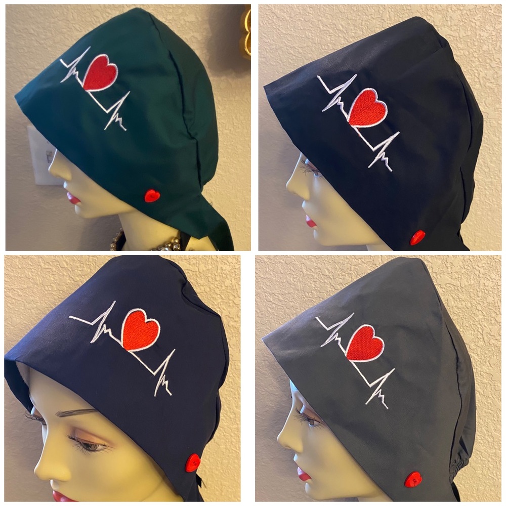 COPY - Unisex EKG Rhythm Surgical Cap